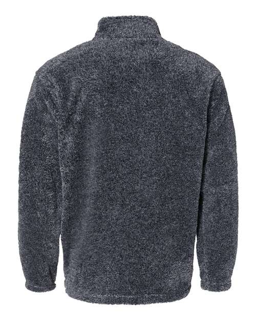 J. America Men's Boundary Shag Frosty Sherpa Quarter-Zip Pullover J. America