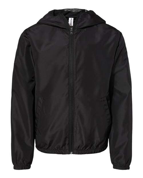 Independent Trading Co. Youth Lightweight Windbreaker Full-Zip Jacket Independent Trading Co.