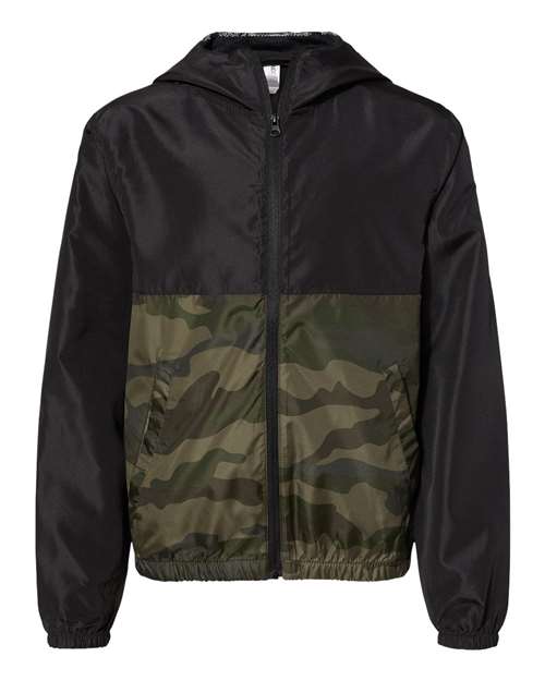 Independent Trading Co. Youth Lightweight Windbreaker Full-Zip Jacket Independent Trading Co.