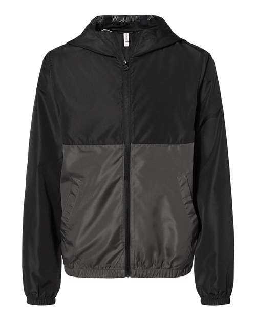 Independent Trading Co. Youth Lightweight Windbreaker Full-Zip Jacket Independent Trading Co.