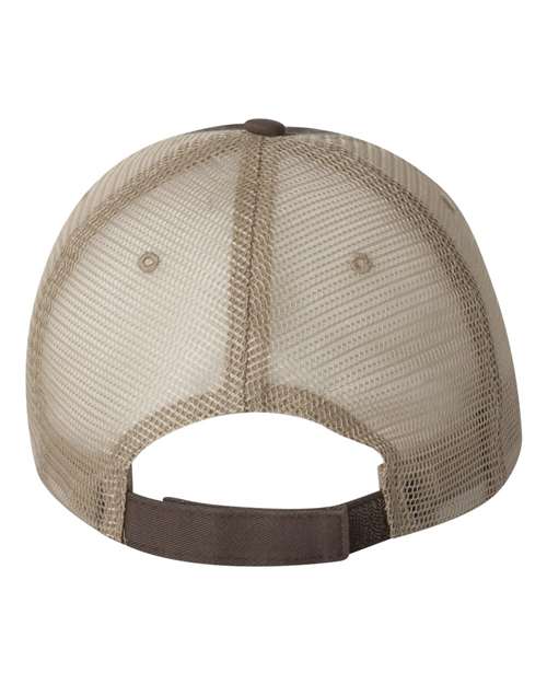 Mega Cap Men's Frayed-Bill Twill Cap Mega Cap