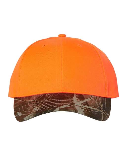 Kati Solid Crown with Camo Visor Cap Kati