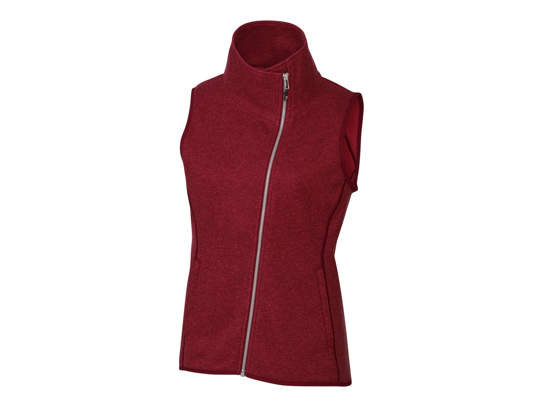 Mainsail Sweater-Knit Womens Full Zip Vest