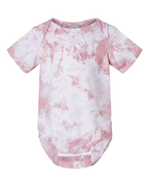 Dyenomite Infant Crystal Tie-Dyed Onesie Dyenomite