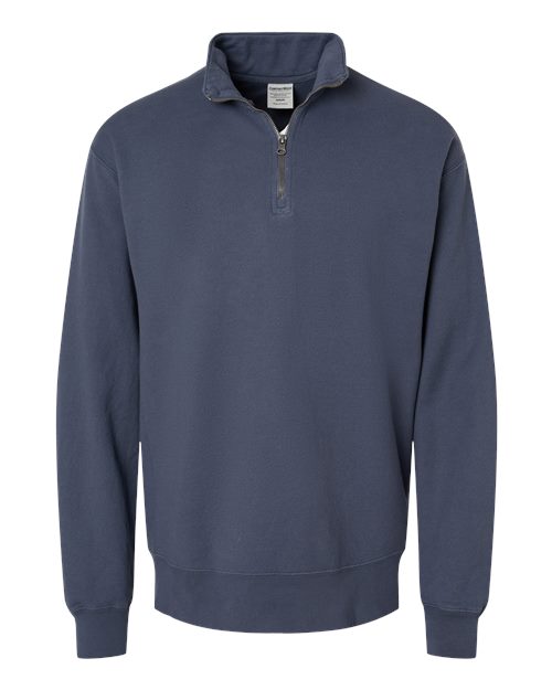 ComfortWash by Hanes Men's Garment-Dyed Quarter-Zip Sweatshirt Hanes