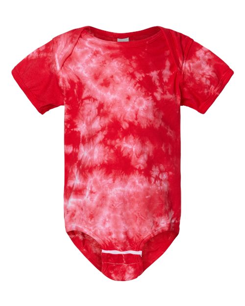 Dyenomite Infant Crystal Tie-Dyed Onesie Dyenomite