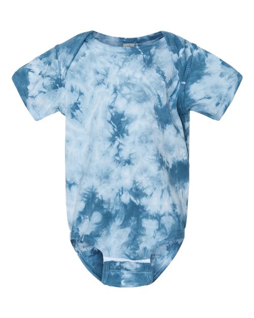 Dyenomite Infant Crystal Tie-Dyed Onesie Dyenomite