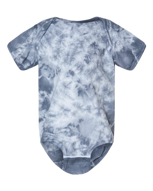 Dyenomite Infant Crystal Tie-Dyed Onesie Dyenomite