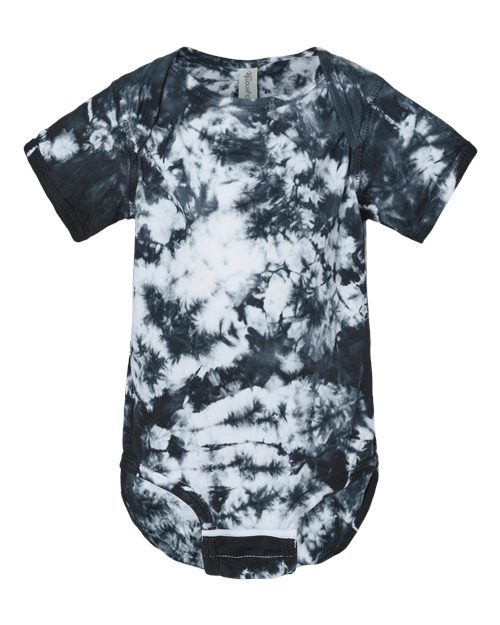 Dyenomite Infant Crystal Tie-Dyed Onesie Dyenomite