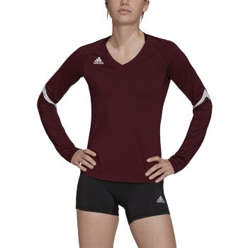 adidas Women's Long Sleeve Quickset Volleyball Jersey adidas