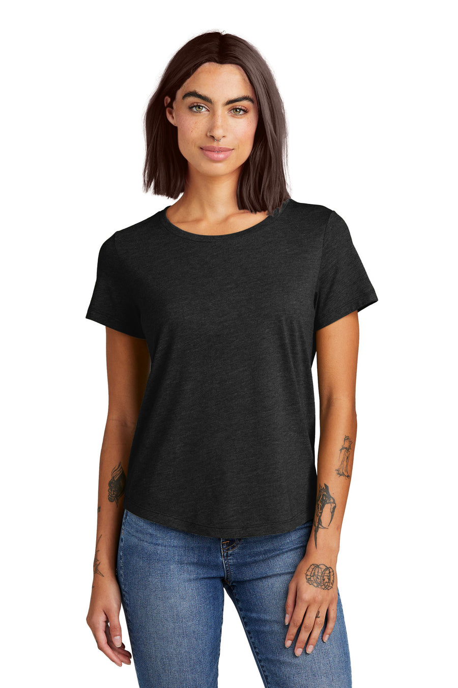 Allmade Women's Relaxed Tri-Blend Scoop Neck Tee AL2015 AllMade