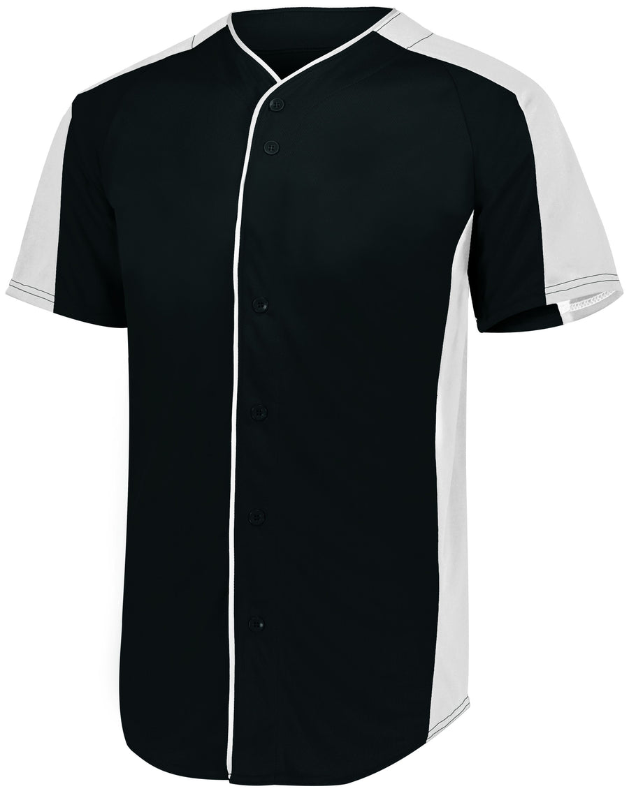 Augusta Adult Full-Button Baseball Jersey Augusta