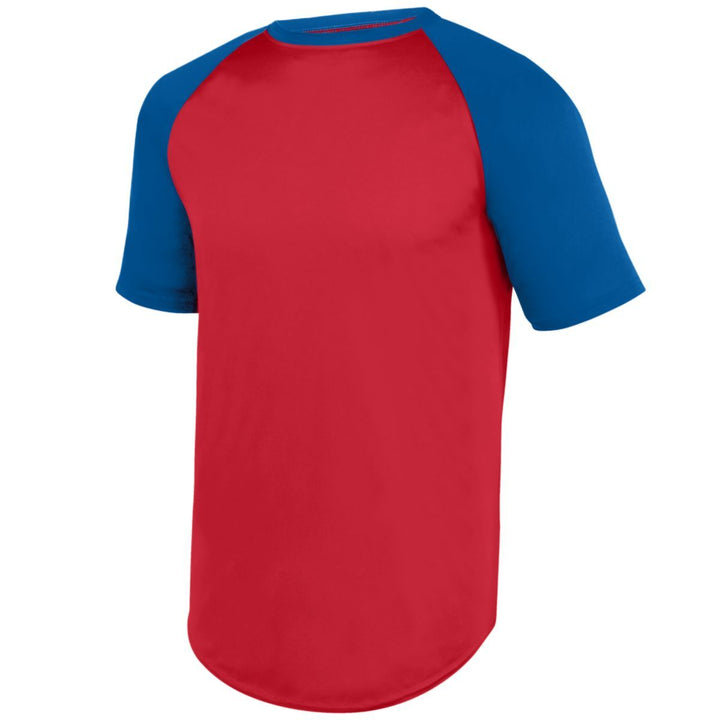 Augusta 1509 Youth Wicking Short Sleeve Baseball Jersey Augusta