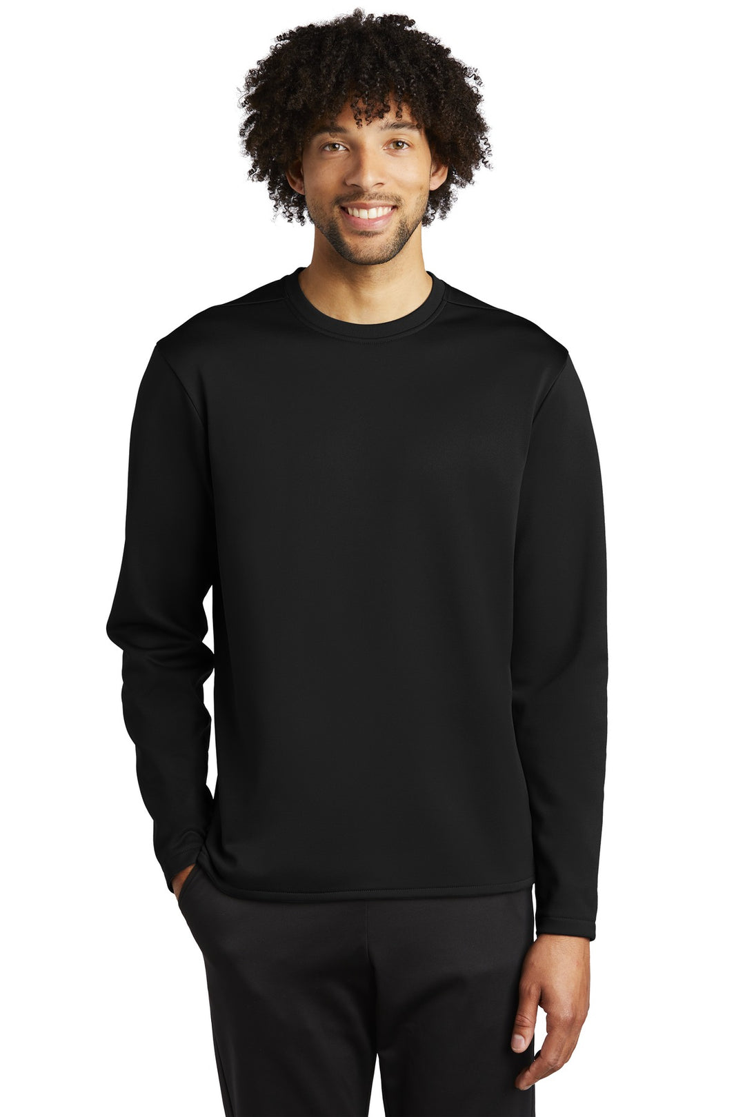 Sport-Tek Men's Sport-Wick  Fleece Pullover Crew