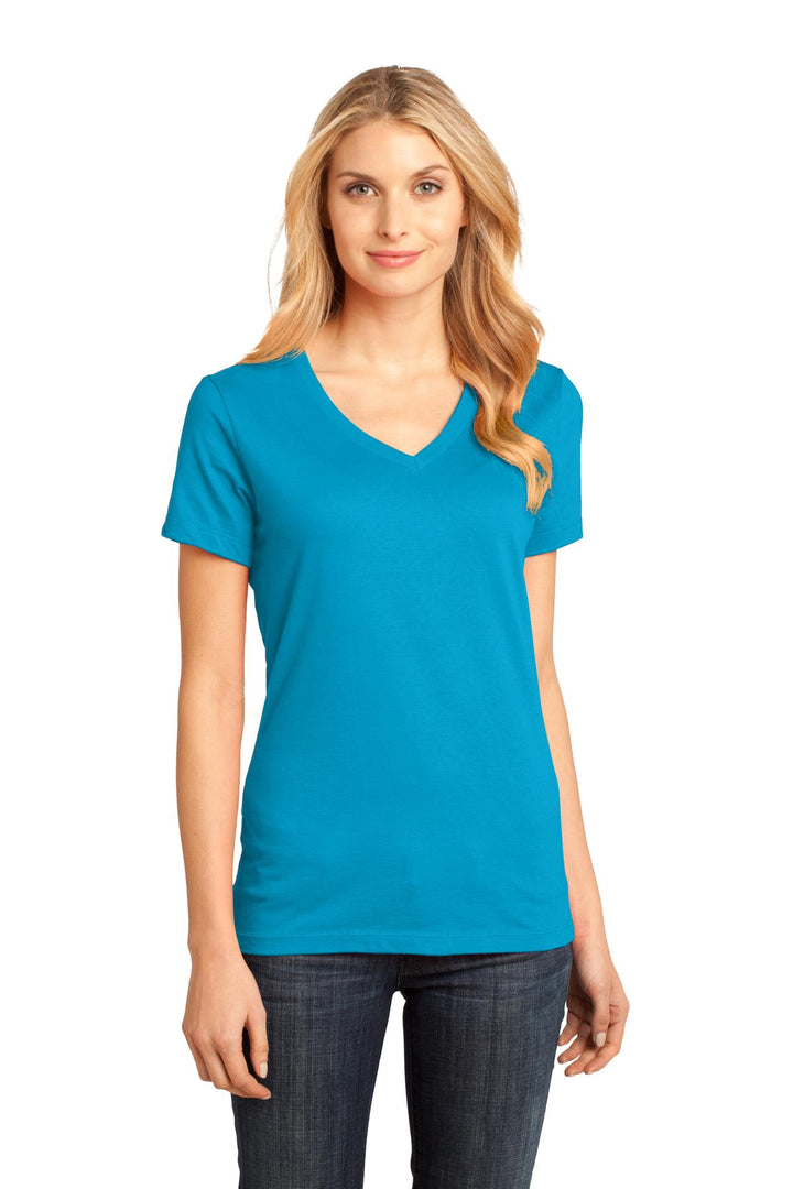 District - Women's Perfect Weight V-Neck Tee. DM1170L District