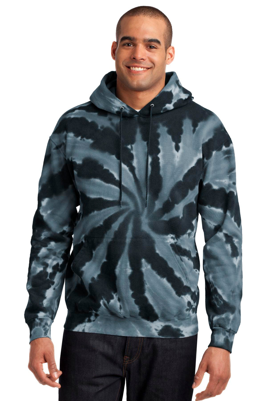 Port & Company - Men's Tie-Dye Pullover Hooded Sweatshirt Port & Company