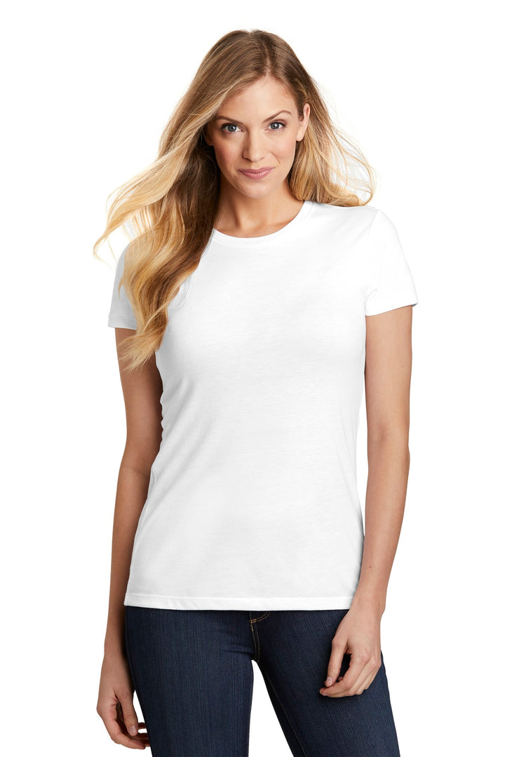 District Women's Fitted Perfect Tri Tee. DT155 District