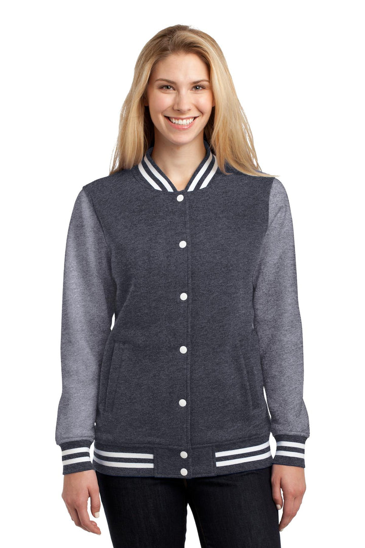 Sport-Tek Women's Fleece Letterman Jacket