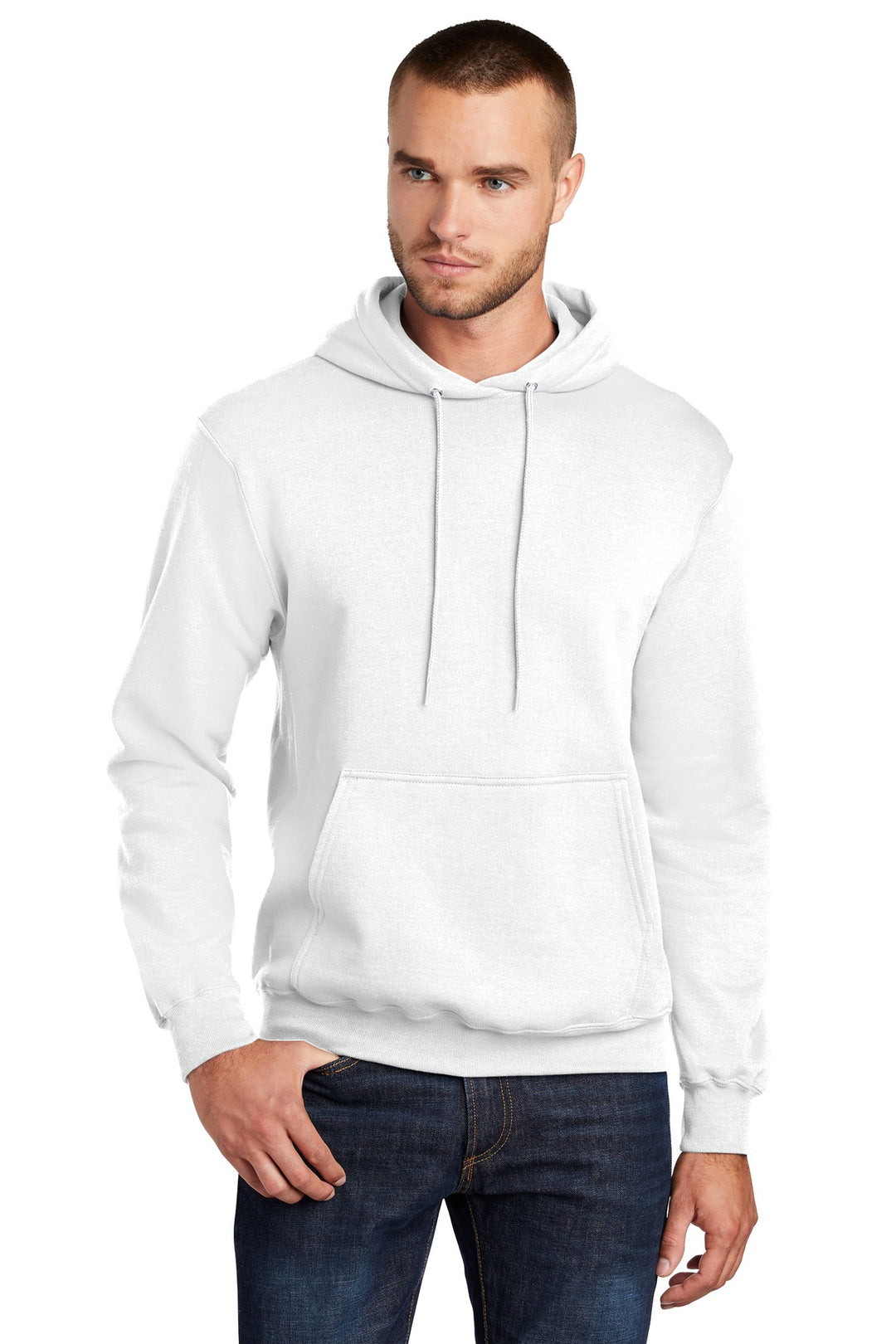 Port & Company - Men's Tall Core Fleece Pullover Hooded Sweatshirt Port & Company