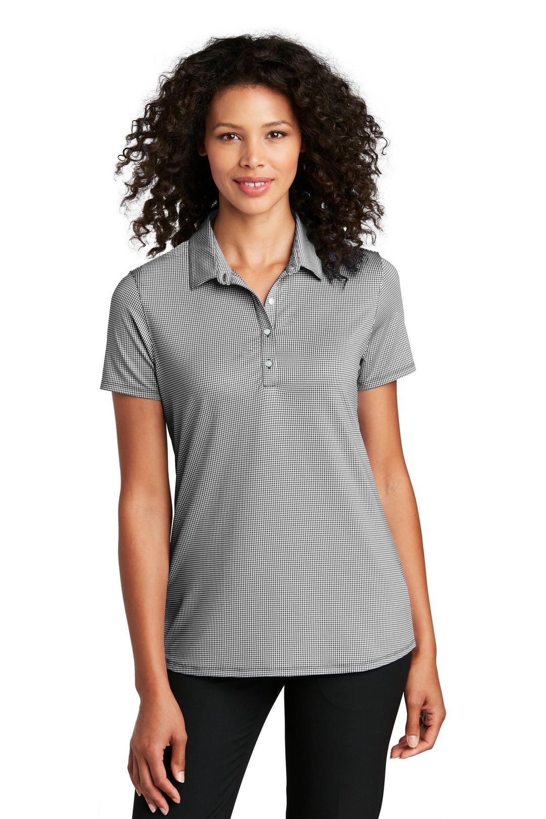 Port Authority Women's Gingham Polo LK646