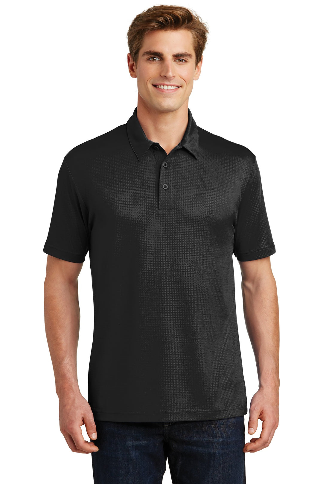 Sport-Tek Women's Embossed PosiCharge Tough Polo. ST630