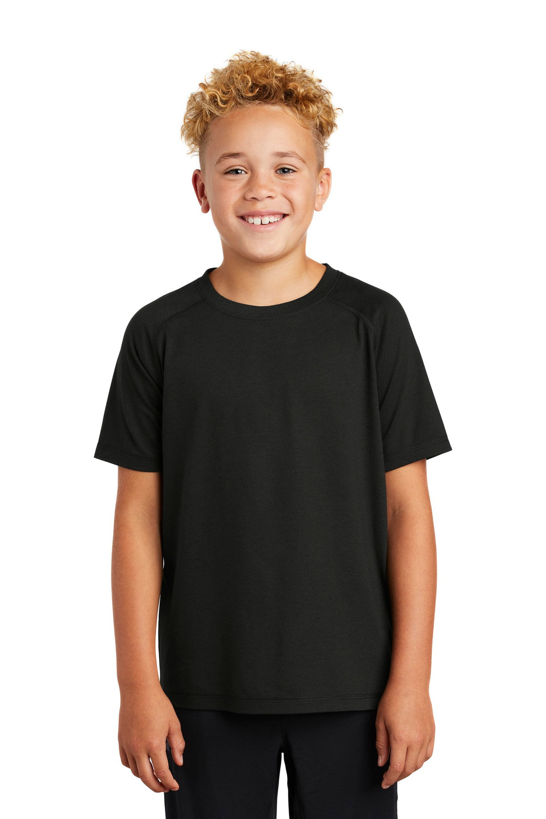 Sport-Tek Youth PosiCharge Tri-Blend Wicking Raglan Tee YST400