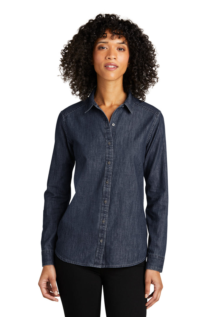 Port Authority Women's Long Sleeve Perfect Denim Shirt LW676