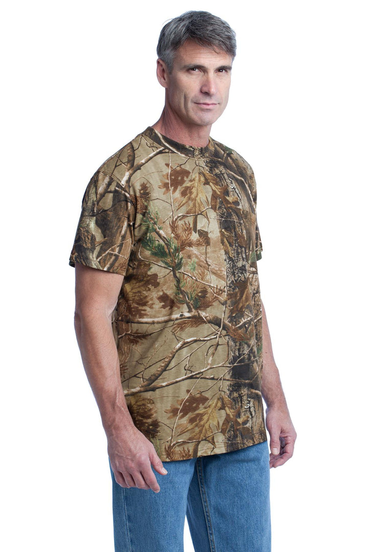 Russell Outdoors Men's Realtree Explorer 100% Cotton T-Shirt with Pocket S021R Russell Outdoors