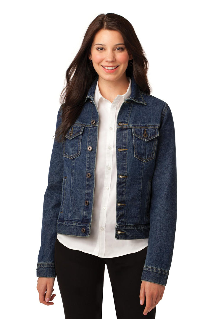 Port Authority Women's Denim Jacket. L7620