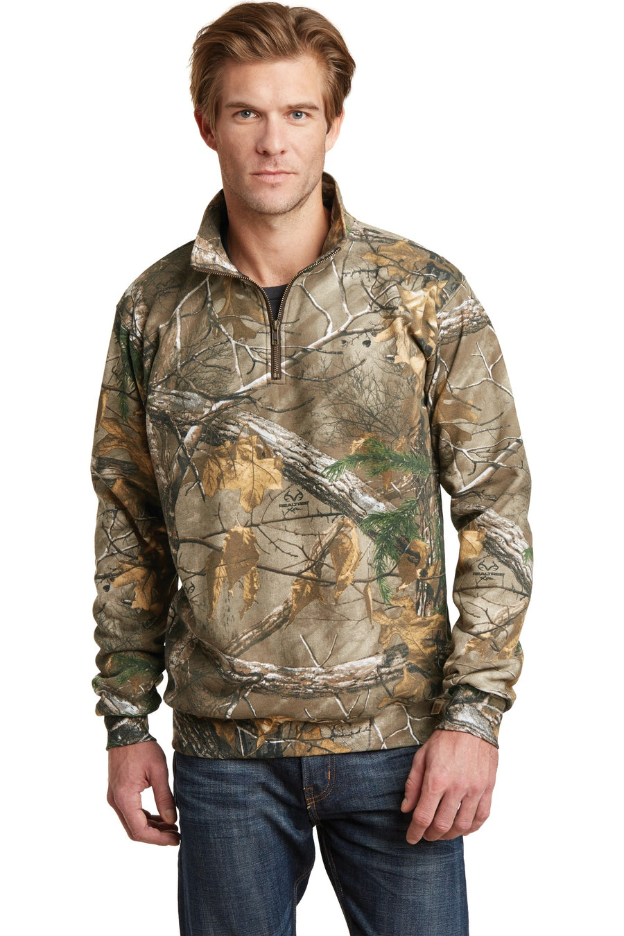 Russell Outdoors Men's Realtree 1/4-Zip Sweatshirt RO78Q Russell Outdoors