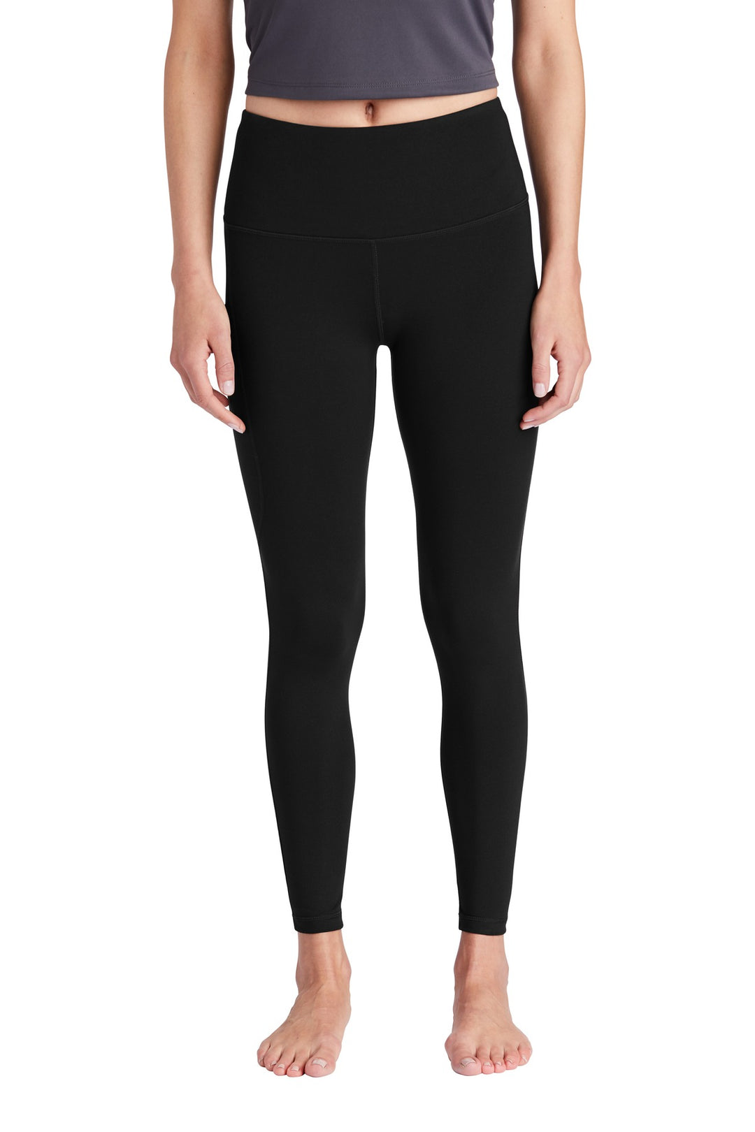 Sport-Tek Women's High Rise 7/8 Leggings. LPST891