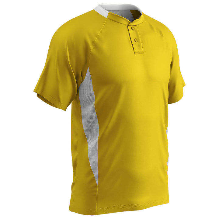 Champro Clean-Up Adult 2-Button Baseball Jersey Champro