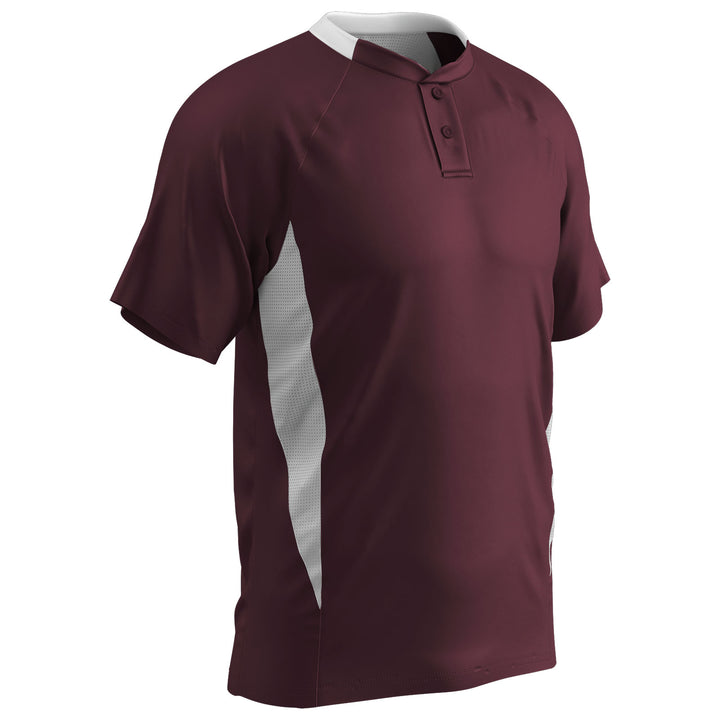 Champro Clean-Up Adult 2-Button Baseball Jersey Champro