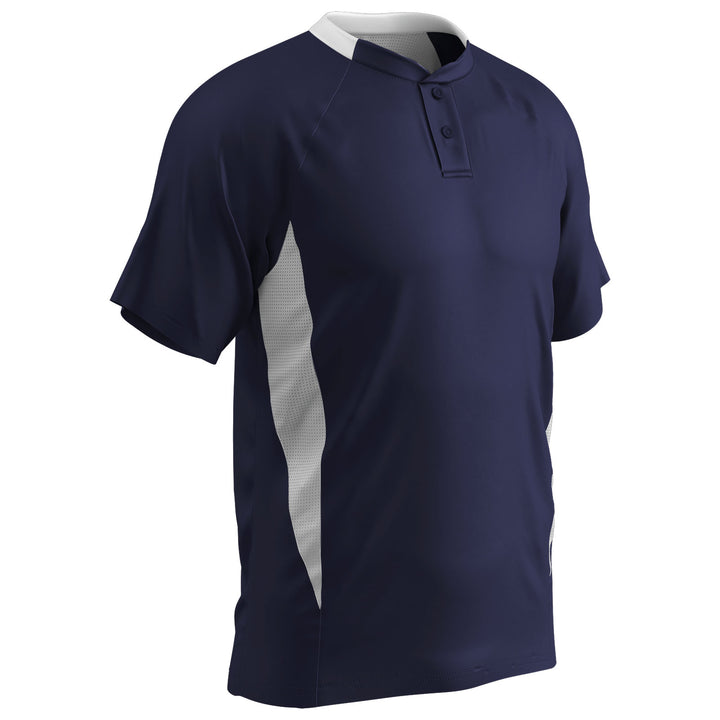 Champro Clean-Up Adult 2-Button Baseball Jersey Champro