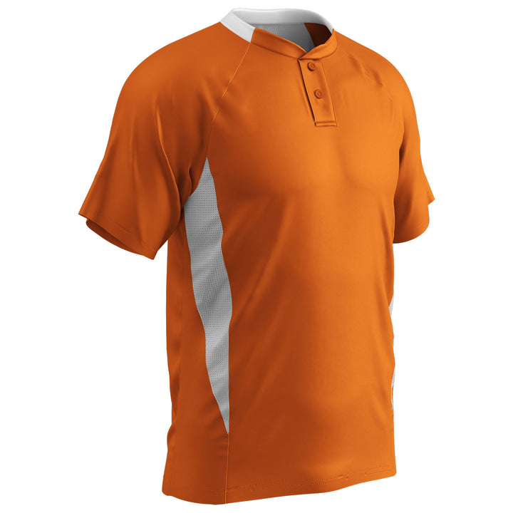 Champro Clean-Up Adult 2-Button Baseball Jersey Champro