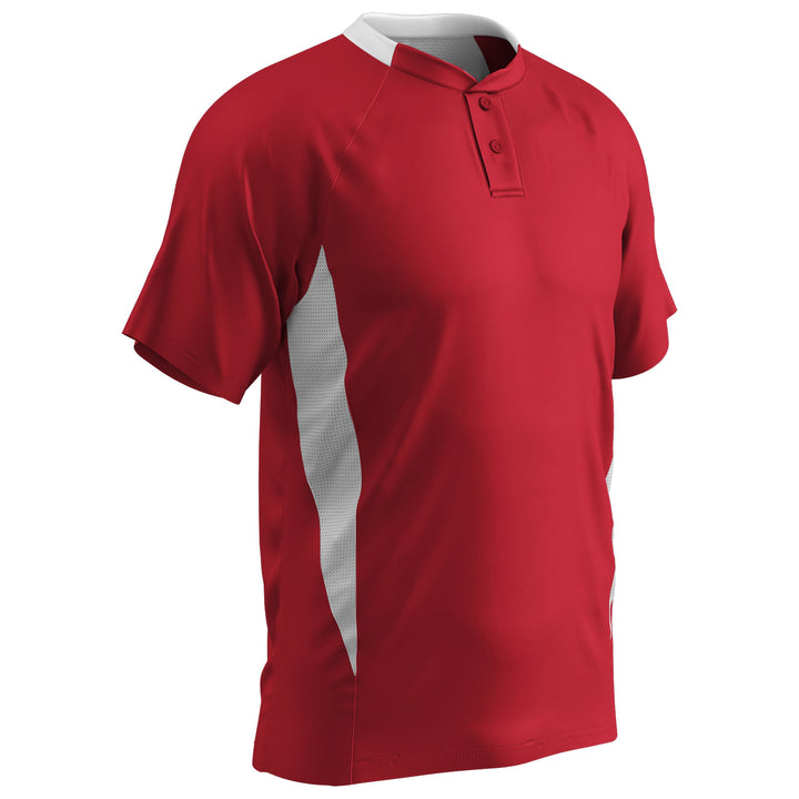 Champro Clean-Up Adult 2-Button Baseball Jersey Champro