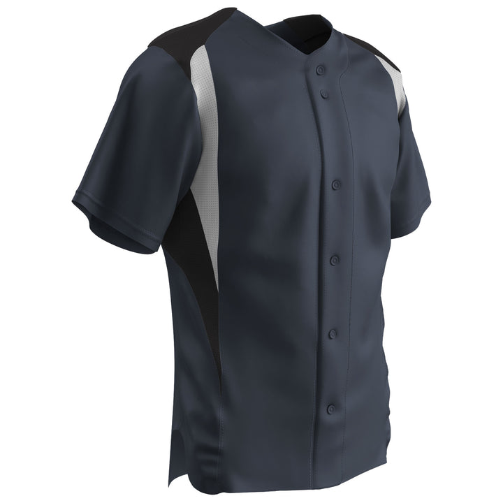 Champro Bull Pen Men's Full Button Baseball Jersey Champro