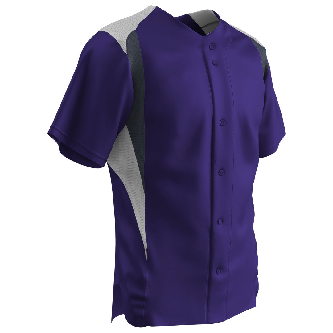 Champro Youth Bull Pen Full Button Baseball Jersey Champro