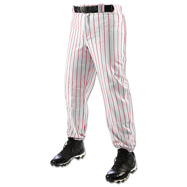 A4 Youth Baseball Pants Youth Medium Gray Pinstripe Elastic