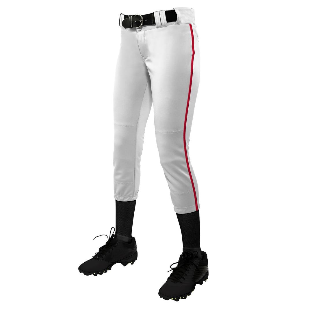 Champro Tournament Women's Low Rise Softball Pant with Braid Champro