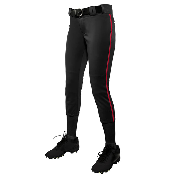 Champro Tournament Women's Low Rise Softball Pant with Braid Champro