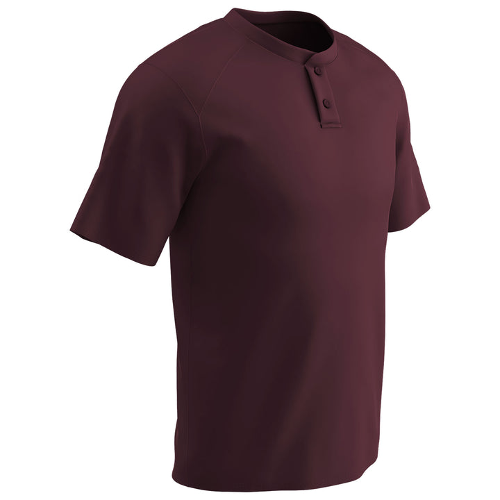 Champro Men's Turn Two 2 Button Baseball Jersey Champro