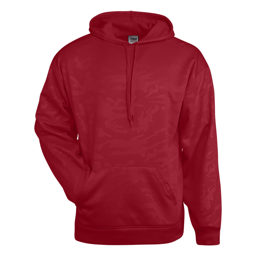 Badger Men's MonoCam Embossed Hoodie Badger