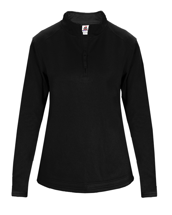 Badger Women's 1/4 Zip Perf. Fleece Badger