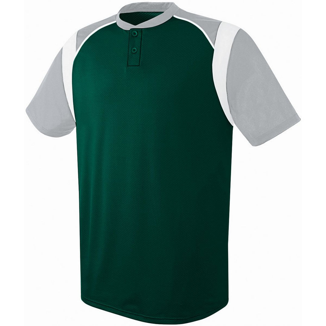 Augusta Wildcard Two-Button Adult Baseball Jersey Augusta