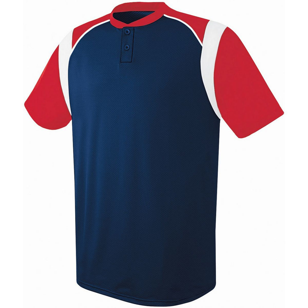 Augusta Wildcard Two-Button Adult Baseball Jersey Augusta