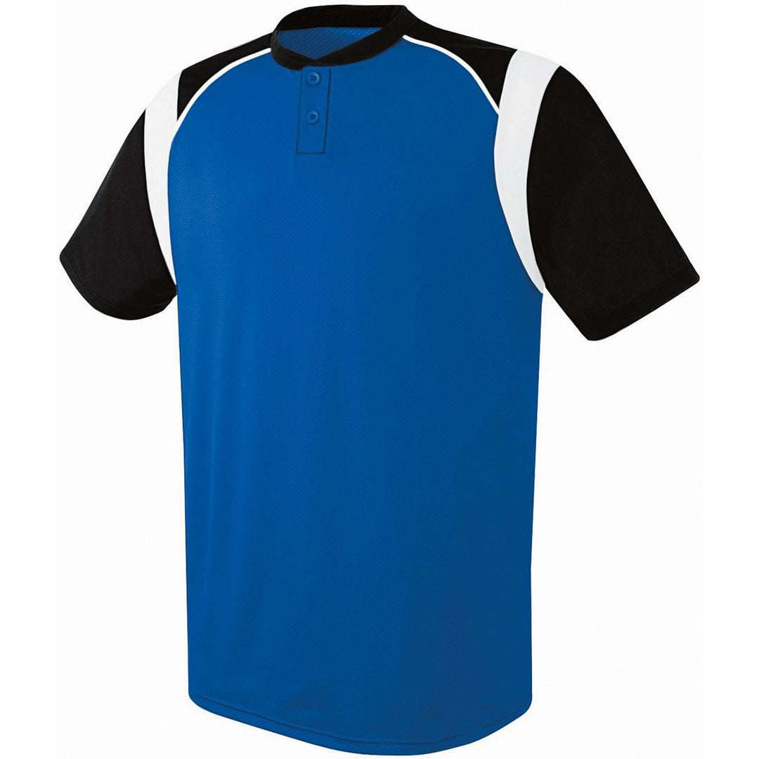 Augusta Wildcard Two-Button Adult Baseball Jersey Augusta