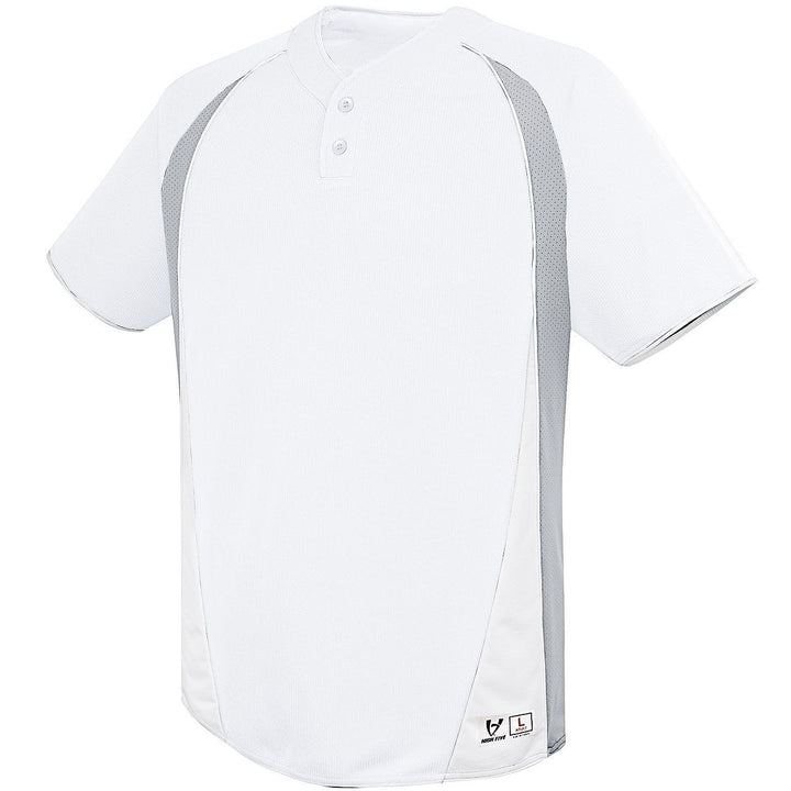 Augusta Ace Two-Button Adult Baseball Jersey Augusta