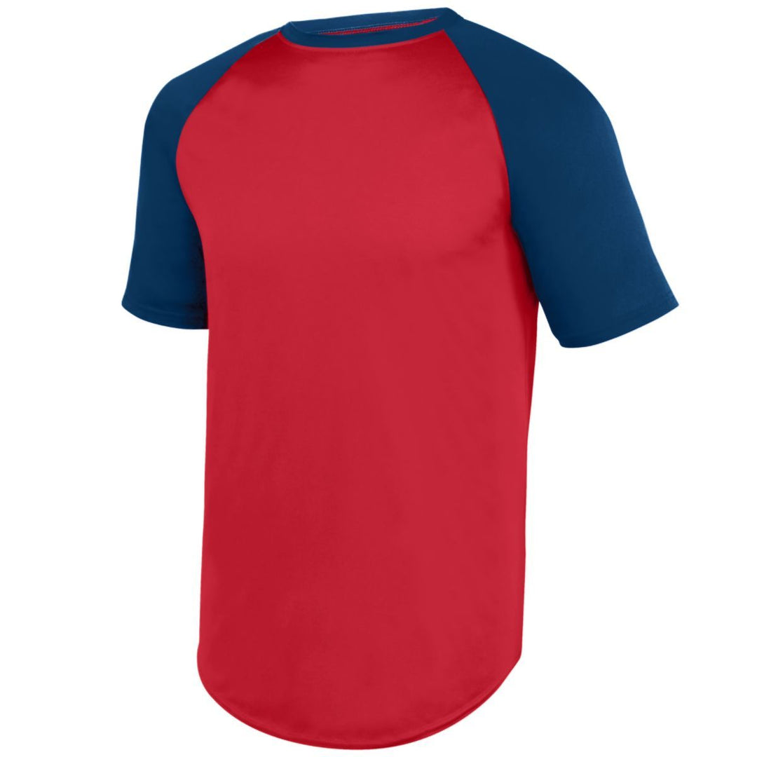 Augusta 1509 Youth Wicking Short Sleeve Baseball Jersey Augusta