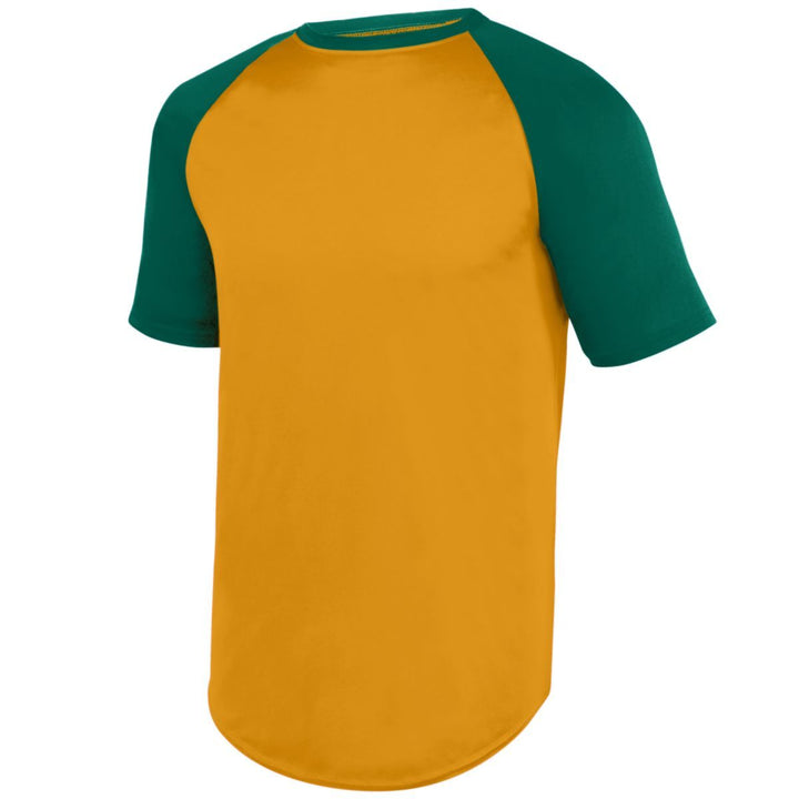 Augusta 1509 Youth Wicking Short Sleeve Baseball Jersey Augusta